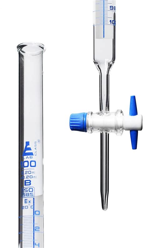 Lab Burette, 100mL - Schellbach Design for Accurate Miniscus Reading ...