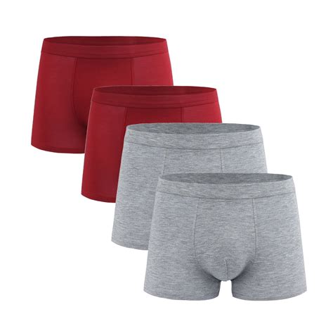 Big and Tall Underwear for Men 4 Pack L-4X Plus Size Boxer Briefs Boys ...