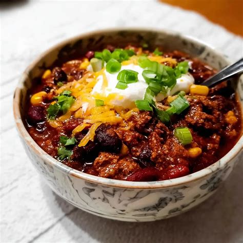 High Protein Chili Recipe - My Tasteful Recipes
