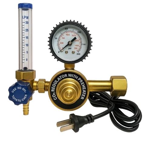 METAPOD 36V CO₂ MIG Welding Regulator with Flowmeter & Built-in ...