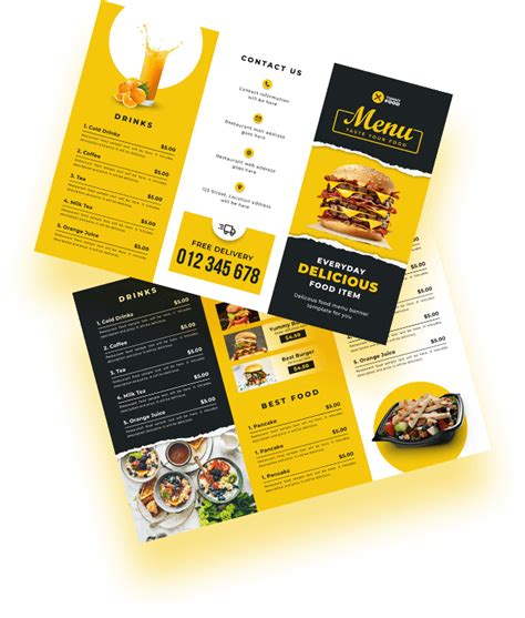 Image result for Customized Menu Design