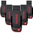 SANDISK Standard Cruzer Blade Cz50 Usb Flash Drive Pack Of 5 16Gb Usb 2 ...