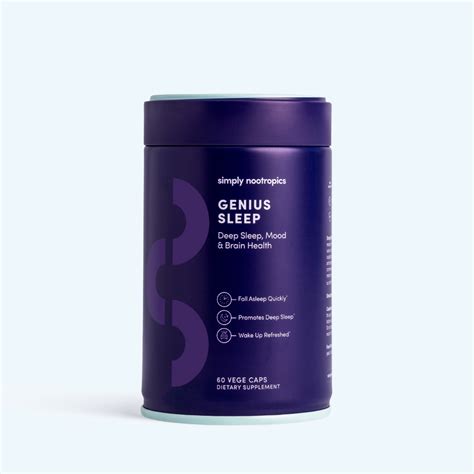 Genius Sleep: Adaptogenic Supplement For Deep Sleep