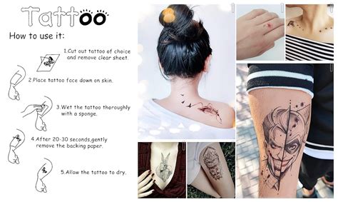 Buy Set 3 Sheets Mini Function keys Temporary Tattoos Stickers Water ...