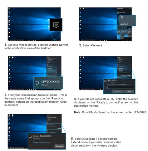 Wireless Display Setup Windows 10