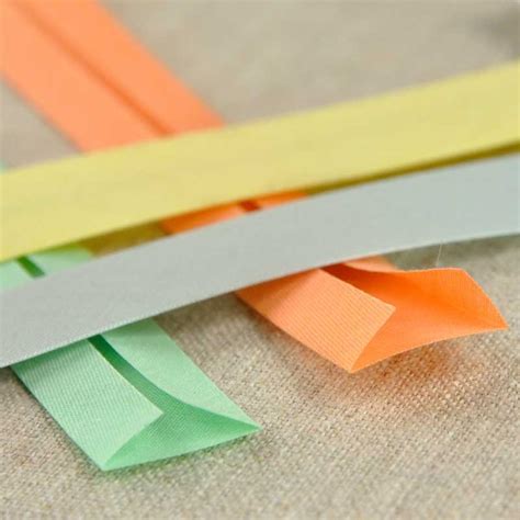 Ruban biais mat uni pré-plié - A&A Patrons