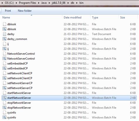 Tutorial to Install Java DB 的图像结果