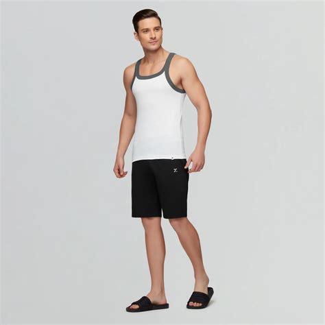 Buy Men’s Pace Square Neck Vest Estate Blue | XYXX Apparels