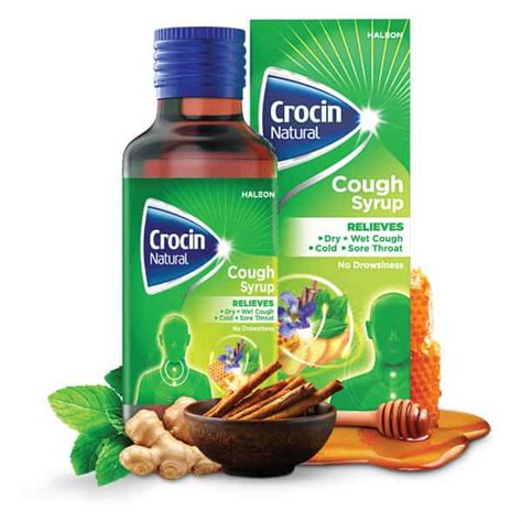 Buy CROCIN NATURAL COUGH SYRUP 100 ML Online & Get Upto 60% OFF at ...