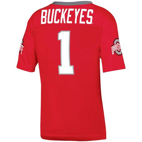 Buy Men's Russell Athletic Scarlet Ohio State Buckeyes Team Football ...