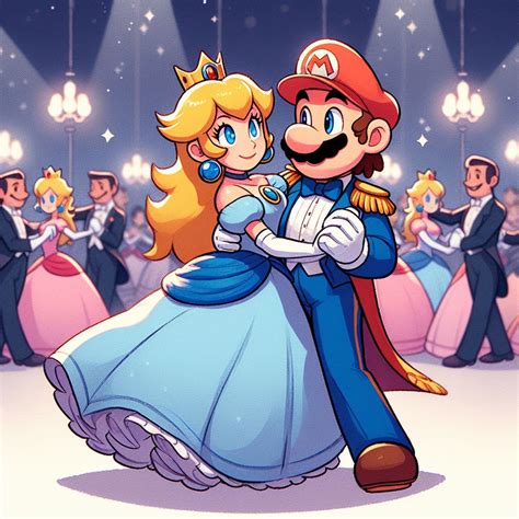 Mario x Peach by SpongebobNintendo20 on DeviantArt