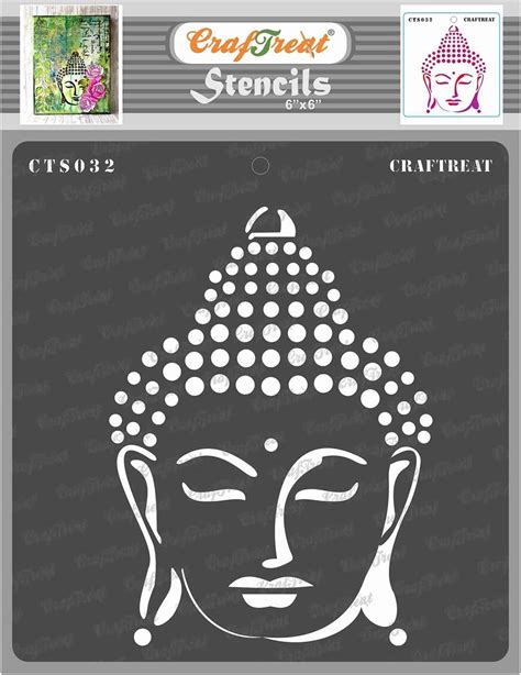 Stencil Revolution Buddha Stencil Template-Reusable Stencil With ...