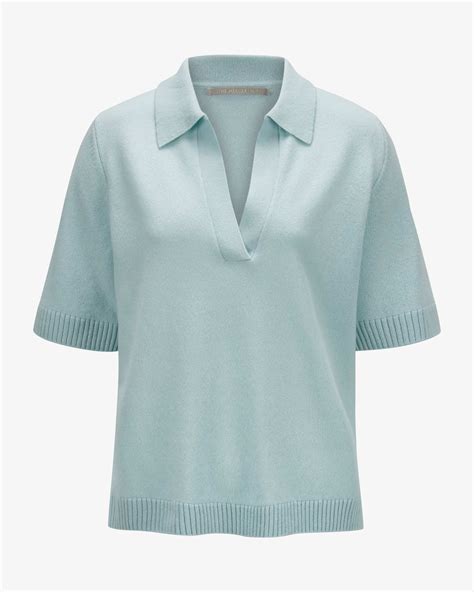 (The Mercer) N.Y. Cashmere knit polo shirt | LODENFREY