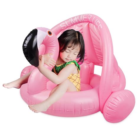 Buy Meland Baby Float - Inflatable Flamingo Float for Kids, Ride-on ...