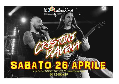 CRISTONI DAVENA cartoon rock band@LArlecchino Show Bar, Via Papa ...