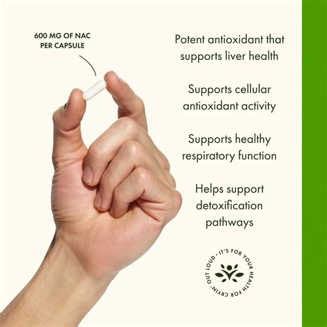 Swanson NAC N-Acetyl Cysteine Antioxidant Liver Support & Amino Acids ...