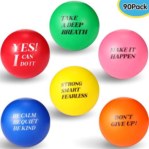 Buy Zomiboo Stress Balls for Adults Stress Balls Bulk with Motivational ...
