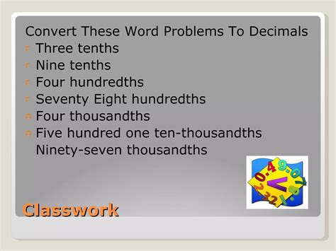 Decimal Presentation | PPT