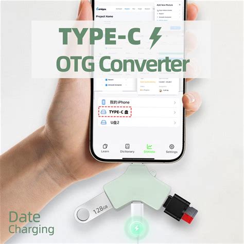 Type-C Multi Function Hub USB 3.0 8Pin Type-C Port Data Transfer Charg ...
