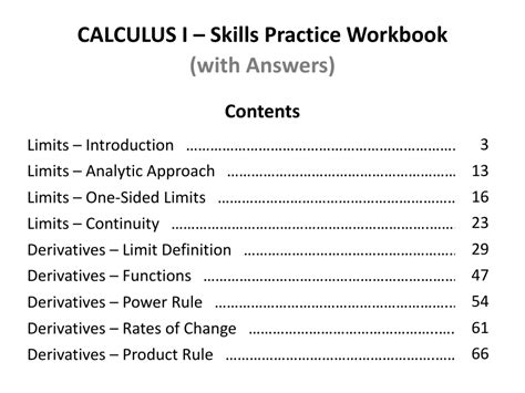 Image result for Calculus 1 Practice Problems