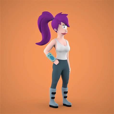 Captain Turanga Leela -Futurama - 3D model by ChelsCCT ...