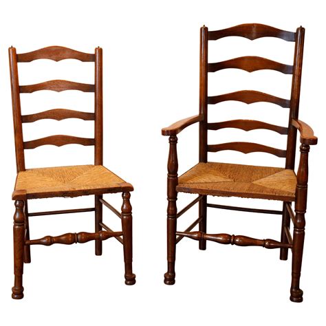 English Ladder Back Chairs For Sale at 1stDibs