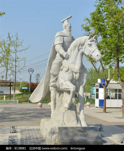 雕像骑马的刘邦高清图片下载_红动中国
