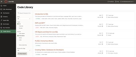 Image result for Oracle Live SQL Developer