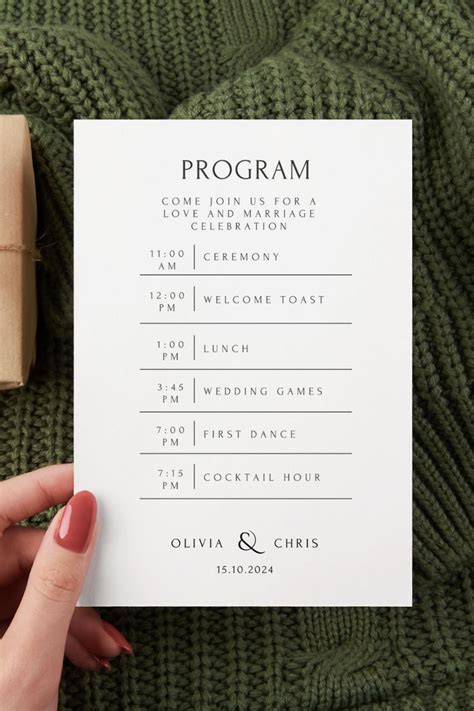 Image result for Wedding Party Program