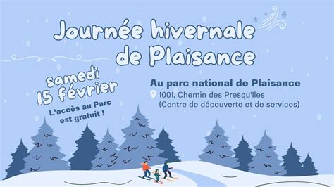 Journée hivernale de Plaisance, Parc national de Plaisance, Buckingham ...