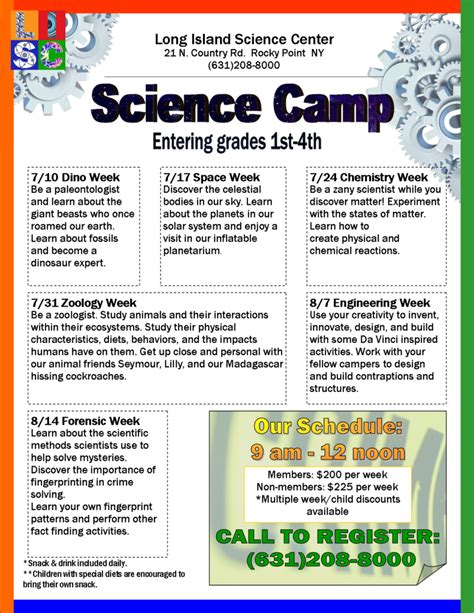 Science Camp Program 的图像结果