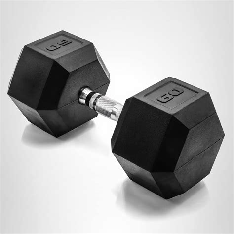 60 Pound CAP Barbell Coated Hex Dumbbell - Angry Lion Fitness