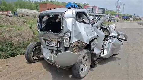 Palghar Tragedy: 3 Dead, Including Woman, As Car Crashes Between ...