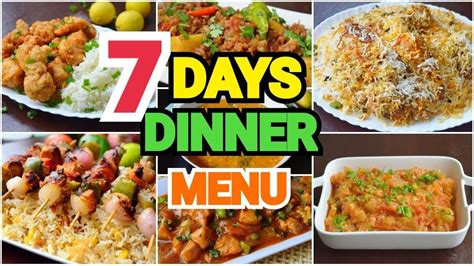 dinner menu in australia