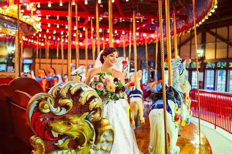 Bushnell Park Carousel Wedding Photos - Chris James Photography