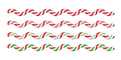 Weihnachten Candy Cane Kreis Rahmen mit rot-weiß gestreiften Xmas ...