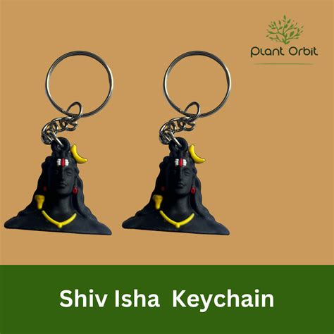 Shiv Isha Keychain (K-166) – Plant Orbit