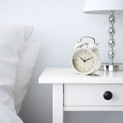 DEKAD alarm clock, white, 10 cm (4") - IKEA