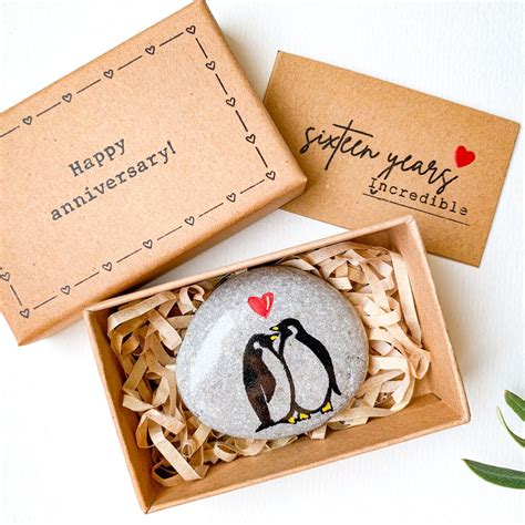 Personalized 16th Anniversary Gifts for Men Husband Wife, Cute Good ...