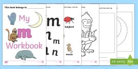 Uppercase M Workbook | Twinkl