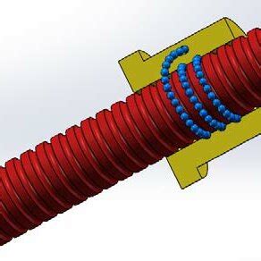 Image result for Spring Ball Screw Drawing