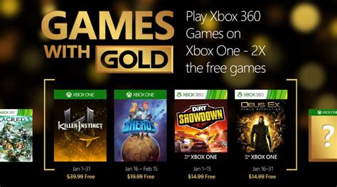 'Games with Gold' July 2016: Microsoft reveals new games for Xbox One ...
