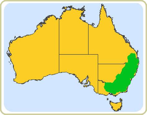 Great Dividing Range Map Australia