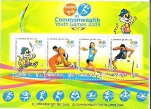 Buy India 2008 Commonwealth Youth Games Sports Pune Miniature Sheet ...
