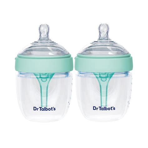 Amazon.com : Dr. Talbot's Silicone Anti-Colic Bottles - (2-Pack) Self ...