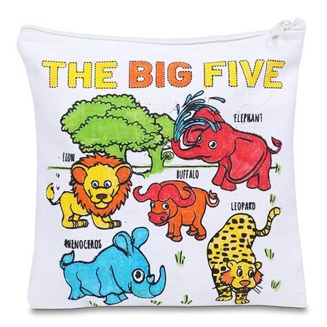 TEACH WITH PLAY Doodle KIT - Pouch (The Big Five) : Amazon.in: Toys & Games