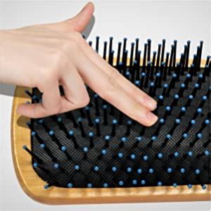 Buy Vega Wooden Paddle Hair Brush (India's No.1* Hair Brush Brand) For ...