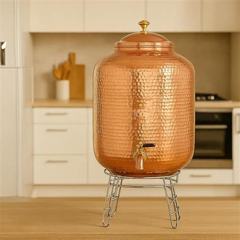 Zepdos Stainless Steel Matka Stand for Water Pot, Water Dispenser ...