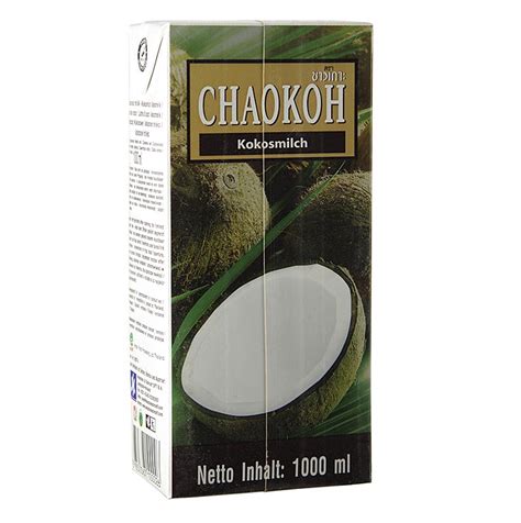 Coconut milk, Chaokoh, 1 liter, Tetra pack