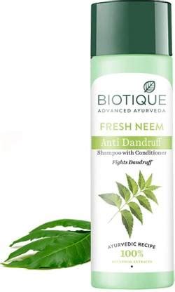 BIOTIQUE FRESH NEEM Anti Dandruff Shampoo & Conditioner 190ml - Price ...